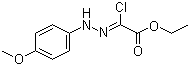 structure of CAS# 473927-63-8, (2Z)-氯[(4-甲氧基苯基)亚肼基]乙酸乙酯