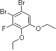structure of CAS# 474554-34-2, 1,2-二溴-4,5-二乙氧基-3-氟苯
