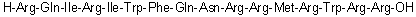 CAS # 474634-55-4, L-Arginyl-L-glutaminyl-L-isoleucyl-L-arginyl-L-isoleucyl-L-tryptophyl-L-phenylalanyl-L-glutaminyl-L-asparaginyl-L-arginyl-L-arginyl-L-methionyl-L-arginyl-L-tryptophyl-L-arginyl-L-arginine