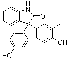 structure of CAS# 47465-97-4, 3,3-Bis(3-methyl-4-hydroxyphenyl)indoline-2-on