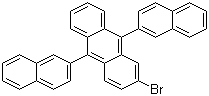 2-溴-9,10-双(2-萘基)蒽分子结构 (CAS 474688-76-1)
