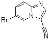 6-溴咪唑并[1,2-a]吡啶-3-甲腈分子结构 (CAS 474708-98-0)
