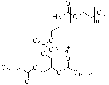 CAS 登录号：474922-77-5, alpha-[(9R)-6-羟基-6-氧代-1,12-二氧代-9-[(1-氧代十八烷基)氧基]-5,7,11-三氧杂-2-氮杂-6-磷杂二十九烷-1-基]-omega-甲氧基聚氧乙烯铵盐