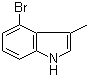 4-溴-3-甲基-1H-吲哚分子结构 (CAS 475039-81-7)