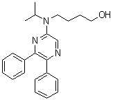 structure of CAS# 475086-75-0, 4-[(5,6-二苯基吡嗪基)(异丙基)氨基]-1-丁醇