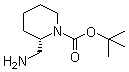 structure of CAS# 475105-35-2, (S)-2-氨基甲基哌啶-1-羧酸叔丁酯