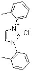 1,3-双(2-甲基苯基)-1H-咪唑鎓氯化物分子结构 (CAS 475578-12-2)