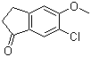 structure of CAS# 475654-43-4, 6-氯-2,3-二氢-5-甲氧基-1H-茚-1-酮