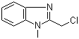 structure of CAS# 4760-35-4, 2-(氯甲基)-1-甲基-1H-苯并咪唑