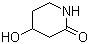4-羟基-2-哌啶酮分子结构 (CAS 476014-76-3)