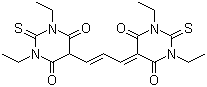 structure of CAS# 47623-98-3, 双(1,3-二乙基硫代巴比妥酸)三次甲基氧杂菁