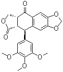 CAS # 477-48-5, Picropodophyllotoxone, (5aR,8aS,9R)-5a,6,8a,9-Tetrahydro-9-(3,4,5-trimethoxyphenyl)furo[3',4':6,7]naphtho[2,3-d]-1,3-dioxole-5,8-dione, (-)-Picropodophyllone, Picropodophyllotoxon
