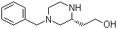 (S)-4-苯甲基-2-哌嗪乙醇分子结构 (CAS 477220-33-0)