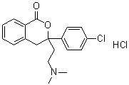 3-(4-氯苯基)-3-[2-(二甲基氨基)乙基]-3,4-二氢-1H-2-苯并吡喃-1-酮盐酸盐分子结构 (CAS 477313-09-0)