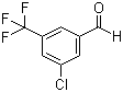 3-氯-5-(三氟甲基)苯甲醛分子结构 (CAS 477535-43-6)