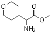 2-氨基-2-(四氢-2H-吡喃-4-基)乙酸甲酯分子结构 (CAS 477585-43-6)