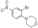 4-(2-溴-4-硝基苯基)吗啉分子结构 (CAS 477846-96-1)