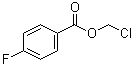 4-氟苯甲酸氯甲基酯分子结构 (CAS 477946-96-6)