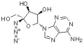 4'-C-叠氮基腺苷分子结构 (CAS 478182-33-1)