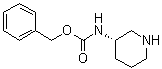 structure of CAS# 478646-33-2, Benzyl (S)-piperidin-3-ylcarbamate