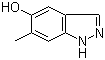 structure of CAS# 478832-60-9, 6-甲基-5-羟基吲唑