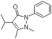 structure of CAS# 479-92-5, Propyphenazone