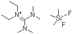 N,N,N',N'-四甲基-N'',N''-二乙基胍三甲基二氟硅酸盐分子结构 (CAS 479024-65-2)