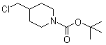 structure of CAS# 479057-79-9, tert-Butyl 4-(chloromethyl)-1-piperidinecarboxylate