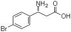 structure of CAS# 479074-63-0, (R)-3-氨基-3-(4-溴苯基)丙酸