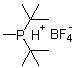 二叔丁基(甲基)膦四氟硼酸盐分子结构 (CAS 479094-62-7)