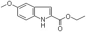 structure of CAS# 4792-58-9, Ethyl 5-methoxy-1H-indole-2-carboxylate
