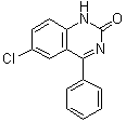 structure of CAS# 4797-43-7, 6-氯-4-苯基-2(1H)-喹唑啉酮