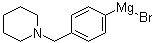 [4-(1-哌啶基甲基)苯基]溴化镁分子结构 (CAS 480424-83-7)