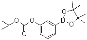 structure of CAS# 480438-74-2, 3-(叔丁氧羰基氧基)苯硼酸频哪醇酯