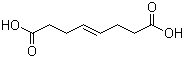 (E)-辛-4-烯-1,8-二酸分子结构 (CAS 48059-97-8)