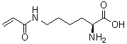 N6-(1-氧代-2-丙烯-1-基)-L-赖氨酸分子结构 (CAS 48065-82-3)
