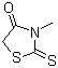 structure of CAS# 4807-55-0, 3-Methylrhodanine