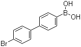 4'-溴联苯-4-硼酸分子结构 (CAS 480996-05-2)