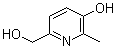 structure of CAS# 4811-16-9, 5-羟基-6-甲基-2-吡啶甲醇