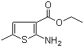 2-氨基-5-甲基噻吩-3-甲酸乙酯分子结构 (CAS 4815-32-1)