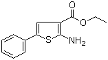 structure of CAS# 4815-34-3, 2-氨基-5-苯基噻吩-3-甲酸乙酯
