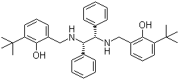 2,2'-[[(1S,2S)-1,2-二苯基-1,2-乙二基]双(亚氨基甲基)]双[6-(1,1-二叔丁基)苯酚]分子结构 (CAS 481725-63-7)