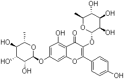 structure of CAS# 482-38-2, Kaempferitrin