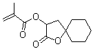2-甲基-2-丙烯酸 2-氧代-1-氧杂螺[4.5]癸烷-3-基酯分子结构 (CAS 482609-91-6)