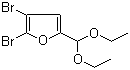 structure of CAS# 4828-13-1, 2,3-Dibromo-5-(diethoxymethyl)furan
