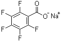 structure of CAS# 4830-57-3, 五氟苯甲酸钠