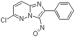 CAS 登录号：483367-60-8, 6-氯-3-亚硝基-2-苯基咪唑并[1,2-b]哒嗪