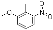 structure of CAS# 4837-88-1, 2-甲基-3-硝基苯甲醚