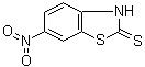 structure of CAS# 4845-58-3, 6-硝基-2(3H)-苯并噻唑硫酮