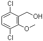 2-甲氧基-3,6-二氯苄醇分子结构 (CAS 4849-12-1)